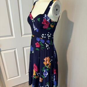Anthrologie Maeve Vivienne Handkerchief Hem Floral Dress 6